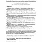 The Arusha Plan of Action for the International Criminal Court