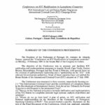 Summary of Proceedings: Conference on ICC Ratification in Lusophone Countries (Fe. 2001)