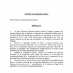 Proyecto de Resolucion - La H. Cámara de Diputados de la Nación (Argentina)