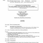 Agenda: Parliamentary Peacemaking in Africa (Sep. 2003)