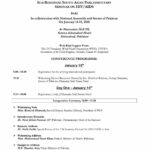 Agenda: Sub-Regional South Asian Parliamentary Seminar on HIV/AIDS