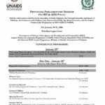 Agenda: Provincial Parliamentary Seminar on HIV & AIDS Policy (Jan. 2006)
