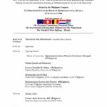 Agenda: Asian Parliamentarians' Consultation on the Universality of the International Criminal Court