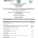 Agenda: Provincial Parliamentary Seminar on HIV & AIDS Policy (Peshawar, Pakistan) (Apr. 2007)
