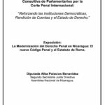 Speech: Desafíos para la ratificación del Estatuto de Roma en Centroamérica: caso Nicaragua