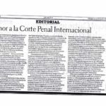 Temor a la Corte Penal Internacional (Nicaragua) (Apr. 2009)