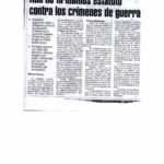 Aún no firmamos estatuto contra los crímenes de guerra (Nicaragua)