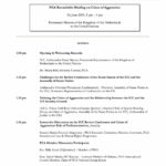 Agenda: PGA Roundtable Briefing on Crime of Aggression (June 2009)