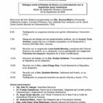 Agenda: Diálogos sobre el Estatuto de Roma y su armonización con/a legislación penal venezolana