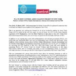 PGA to Host Control Arms Coalition Project in New York (Mar. 2011)