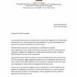 Letter to Foreign Minister of Dominican Republic urging support for Arms Trade Treaty (Mar. 2013)
